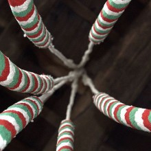 Looking up the bell ropes at the Church of St John and St Giles in Great Easton. Image by david.ian.roberts via Flickr.