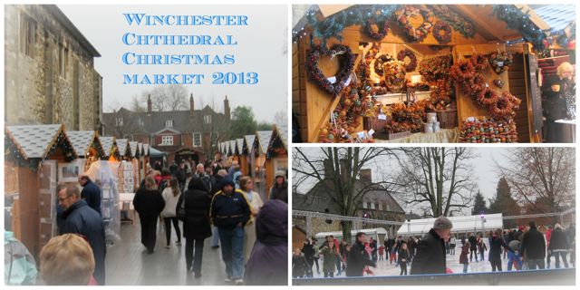 Winchester Cathedral Christmas Market: shops in pretty wooden chalets, open-air ice rink. 
