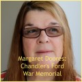 Margaret Doores on Chandler's Ford War Memorial