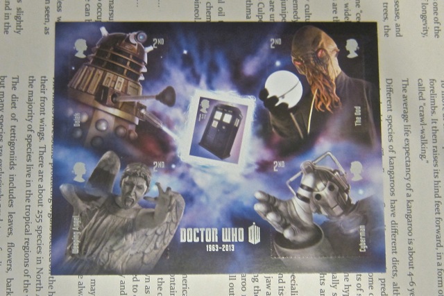 Doctor Who (1963 - 2013) Royal Mail Mint Stamps.