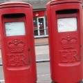 Two identical post boxes on Winchester Road, Chandler's Ford.