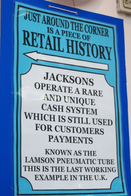 Jacksons operate a rare and unique cash system.