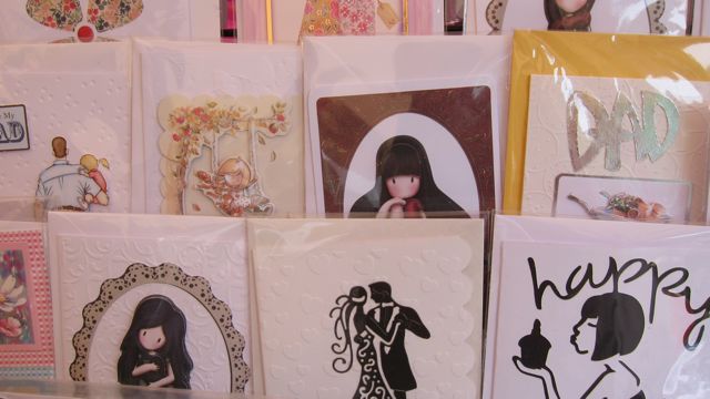 Hand-made cards and papercraft gifts by Margaret.