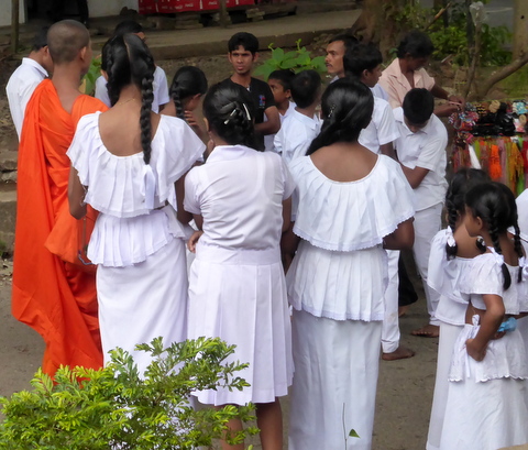 Young monk in Sri Lanka