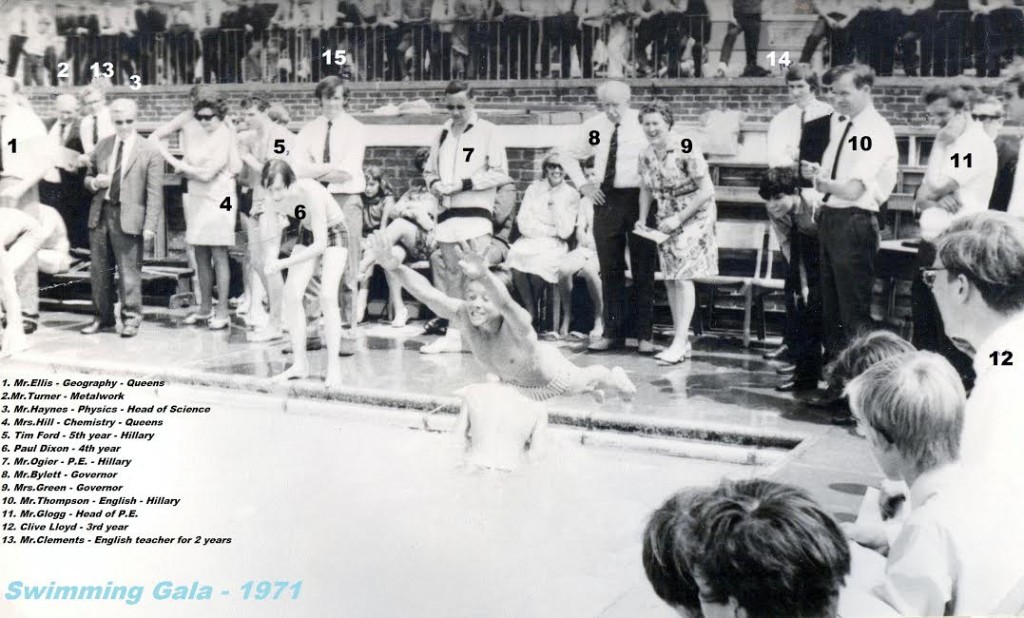 1971 - Swimming Gala. Montgomery of Alamein School.