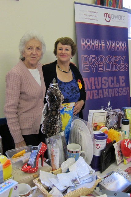 Myaware: (right) Jackie Perry, Hampshire branch care organiser, and Barbara Openshaw.