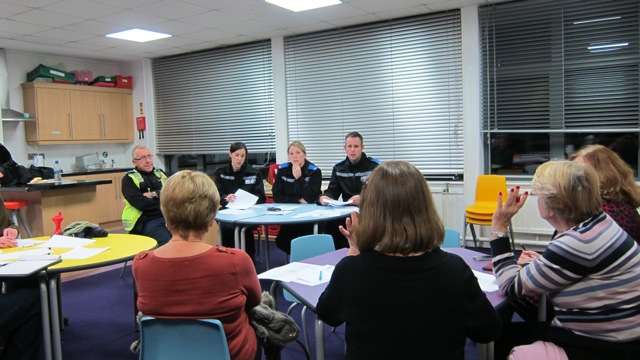 Police and Community Together (PACT) meeting for Chandler's Ford & Hiltingbury, December 2014.