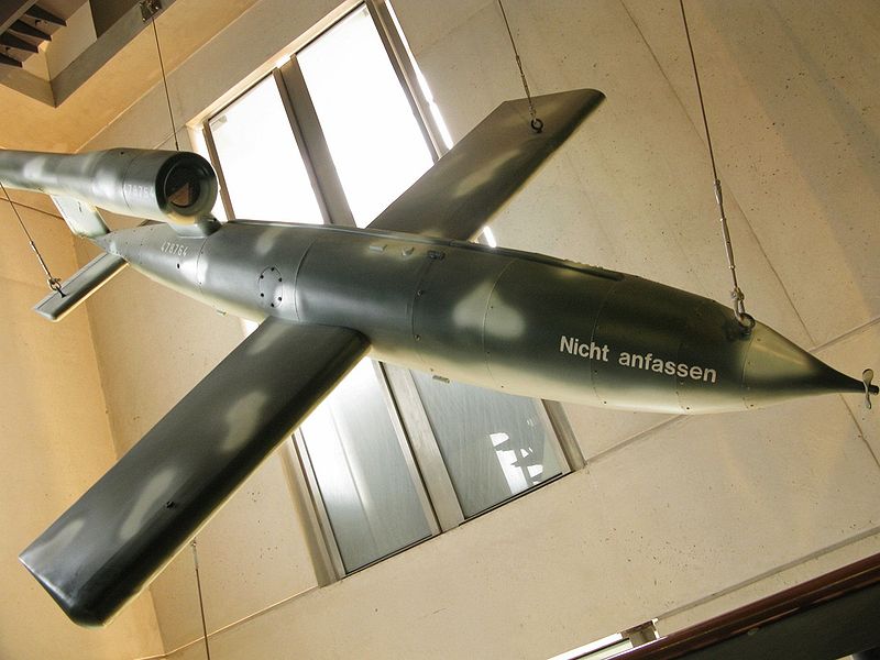 V1 or Doodlebug, The rocket bomb. From Wikipedia, Ben pcc.