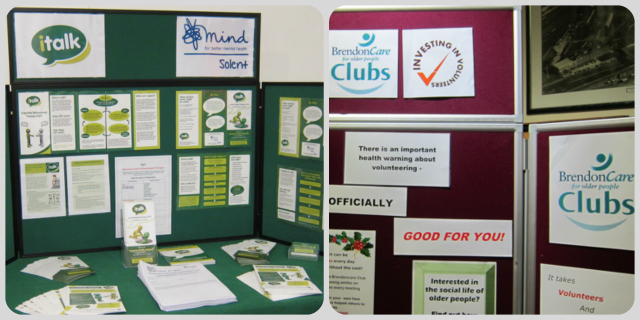 Brendoncare Clubs, a  social club for older people to meet new friends, and Solent Mind, for better mental health.