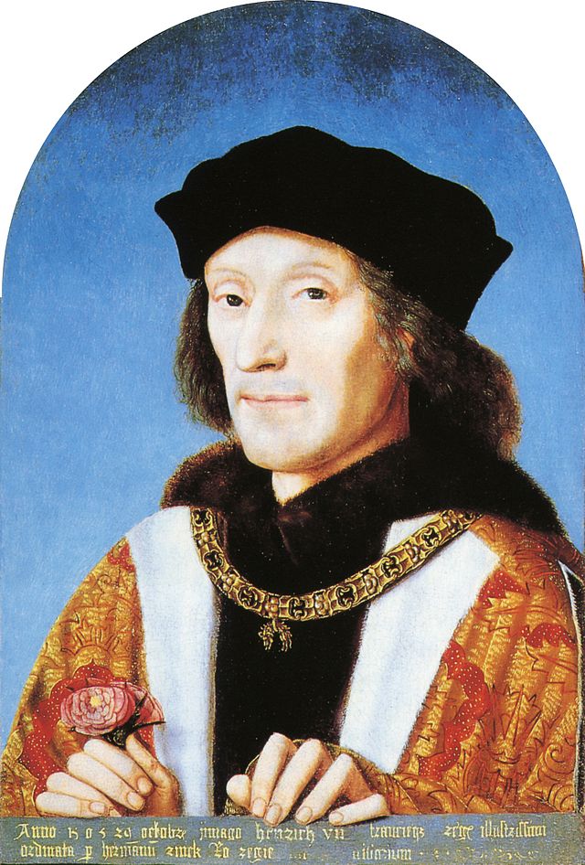 Henry VII - Public domain, via Wikimedia Commons.