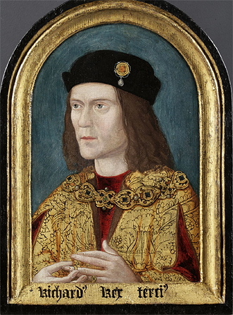 Richard III - By Unknown artist; uploaded to wikipedia by Silverwhistle (Richard III Society website via English Wikipedia) [Public domain], via Wikimedia Commons.