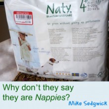 nappies - why don't they say they are nappies?