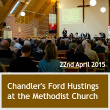 Chandler's Ford hustings 22 April 2015