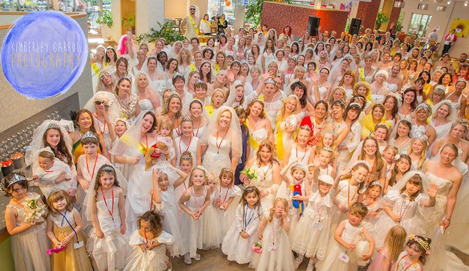 Brides fundraising for Countess Mountbatten Hospice Charity.