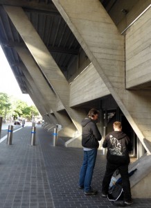 National Theatre, Sout Bank, London. Brutal and oppressive concrete.