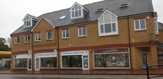 Wessex Cancer Trust shop front