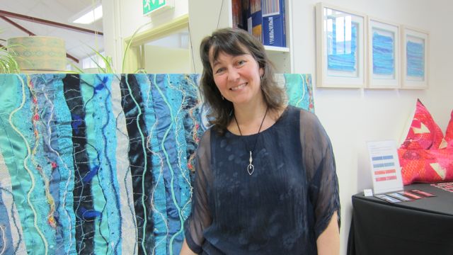 Anita Van Den Broek, mixed media textile artist.