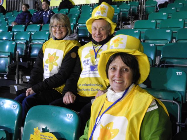 Hilary Course, John Course and Carole Bright , Eastleigh and Chandlers Ford Fundraising Group for Marie Curie.