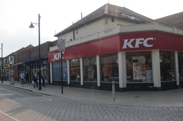 KFC in Eastleigh town centre - used to be a pet food store