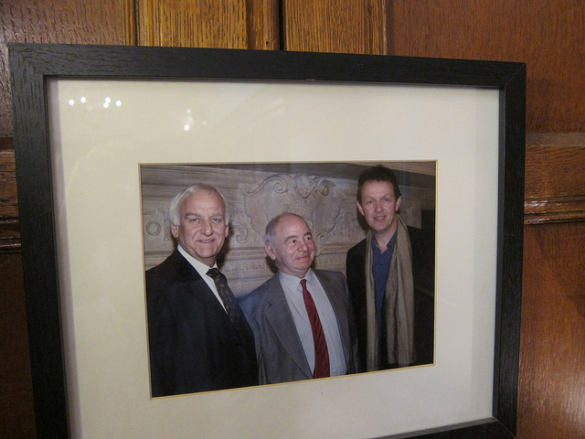 John Thaw, Colin Dexter and Kevin Whateley - image by Jay Cross via Flickr