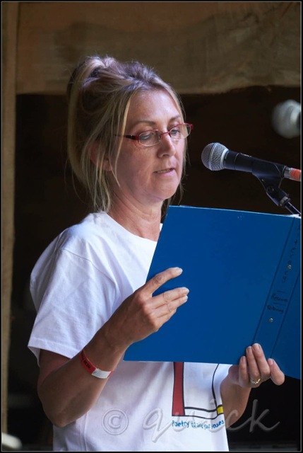 Performance Poetry at New Forest Festival - image kindly supplied by Graham Quick
