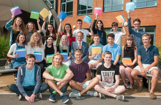 Barton Peveril College - A Level Results Day 2016 - Picture Andy Brooks