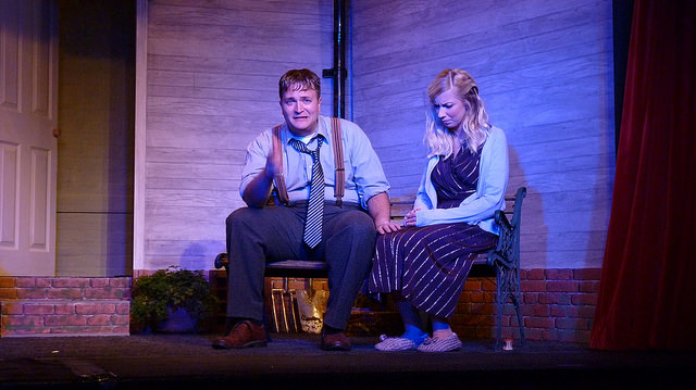 The not so happy couple. All My Sons - performed by Chameleon Theatre Company, Chandler's Ford.