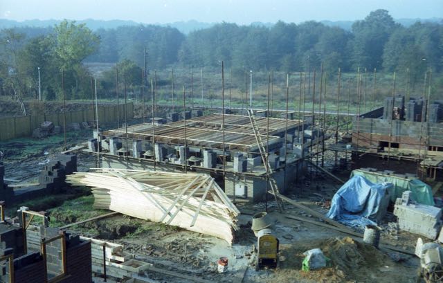 North Millers Dale building site 1982.