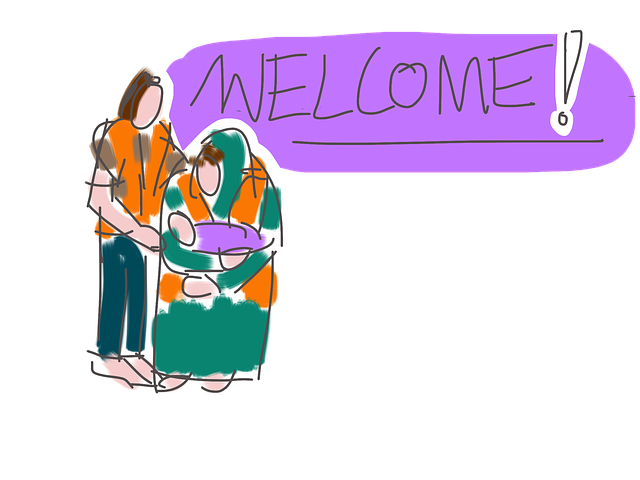refugees welcome image