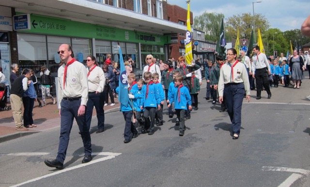 Chandler’s Ford Scout District St. George’s Day Parade 2017