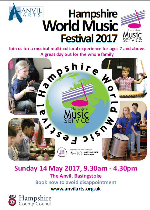 hampshire world festival poster