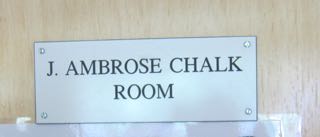 J. Ambrose Chalk Room