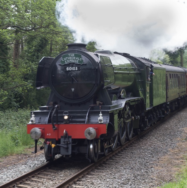 The Flying Scotsman in Chandler's Ford by Carl Maskelyne 31 May 2017 