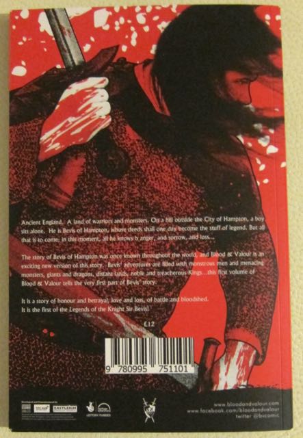 Blood and Valour back cover