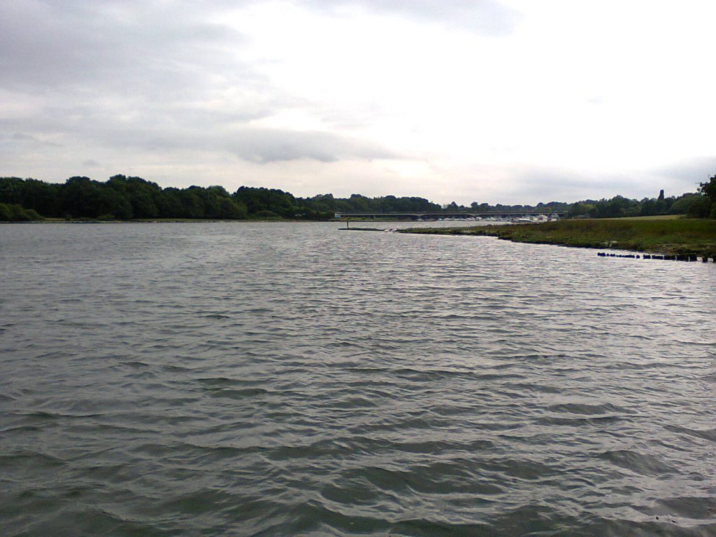 Looking across the Hamble from the King's Great Ships Trail