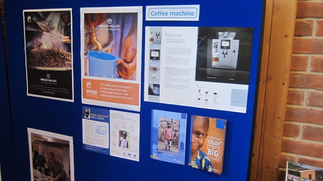 The new coffee machine will be used when the Dovetail Centre re-opens. 