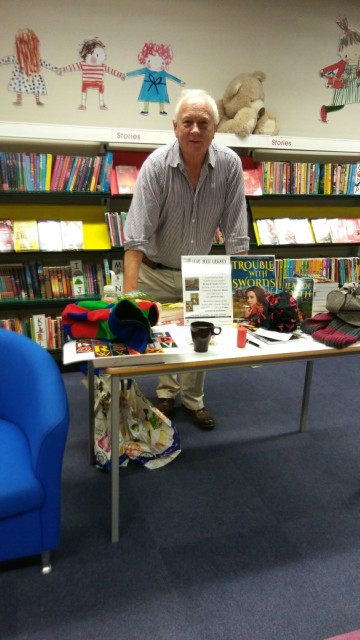 Eastleigh Library - Richard at work