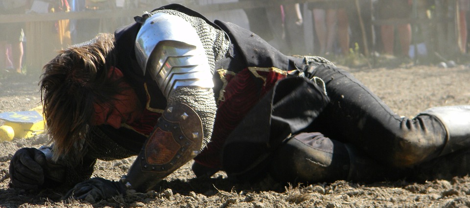 A fallen knight - Richard III was the ultimate one - image via Pixabay