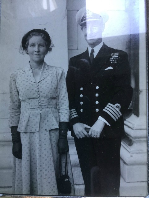 My Mother and Father at Buckingham Palace. Image via Graham MacLean