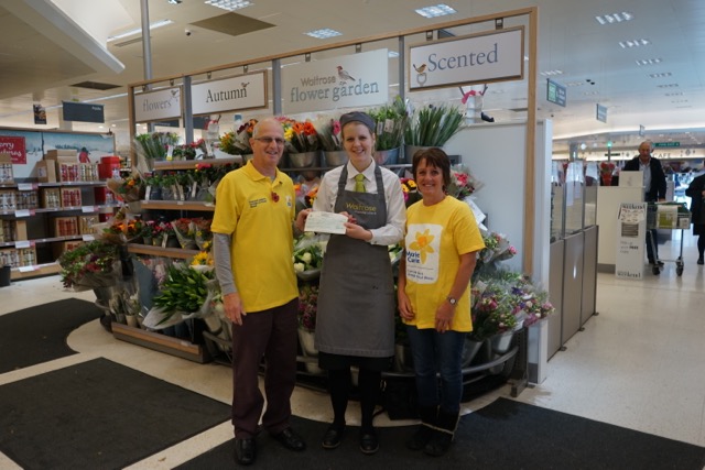 Christmas donations to Marie Curie from Chandler's Ford and Eastleigh