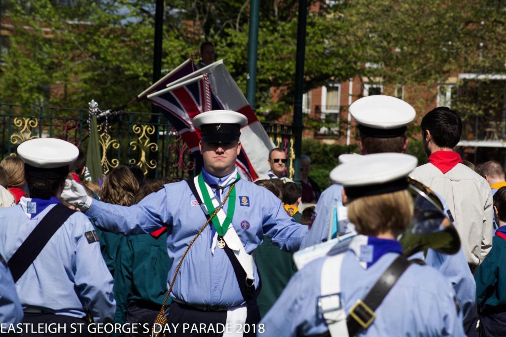 14th Eastleigh Scout and Guide Band "The Spitfires" - St. George's Day Parade, 2018.