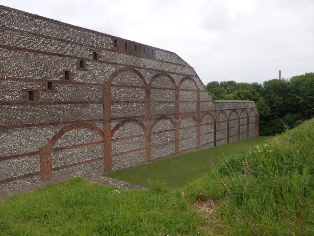 Walls at Fort Nelson