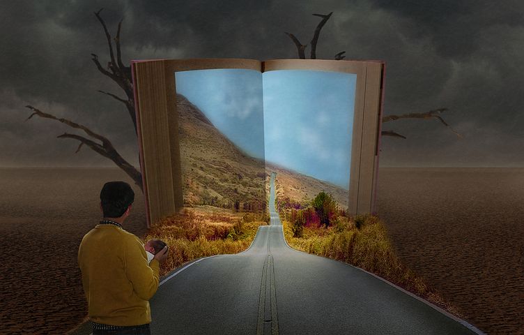 All books take you on a journey. Where will the books at the Hursley Park Book Fair take you? Image via Pixabay