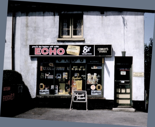 Where was this shop in Chandler's Ford? Image credit: Peter Smith (deceased), old friend of Doug Clews.
