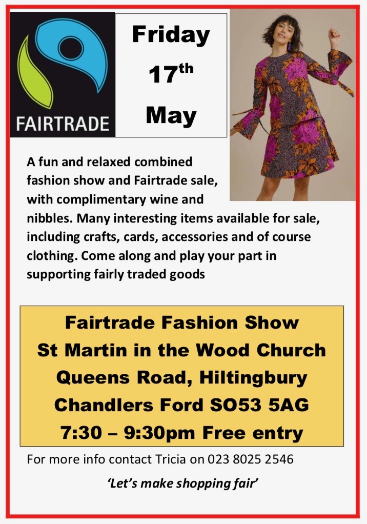 Fairtrade event 17th of May Friday