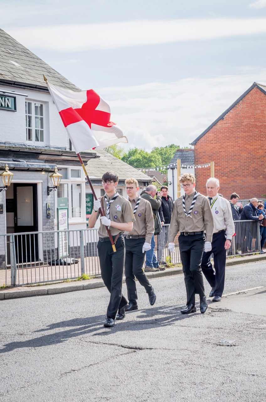 St George's Day Parade Chandler's Ford: 28th Apr 2019. Image credit: Debbie Pearce Photography