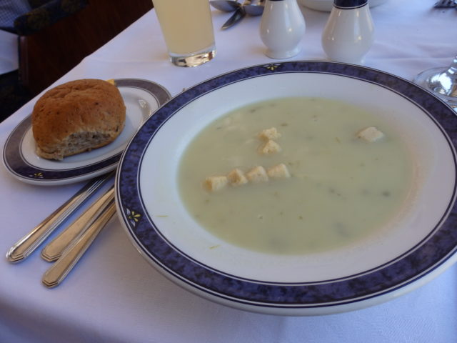 first course - soup of the day