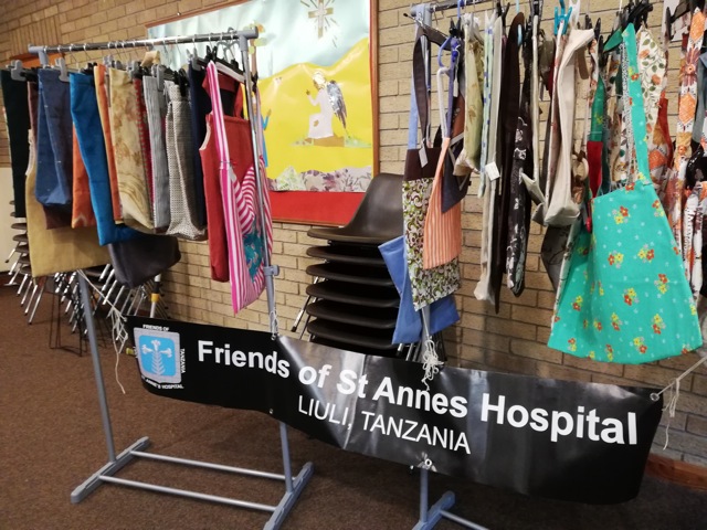 Raising funds in aid of St Anne’s Hospital in Liuli, Tanzania.