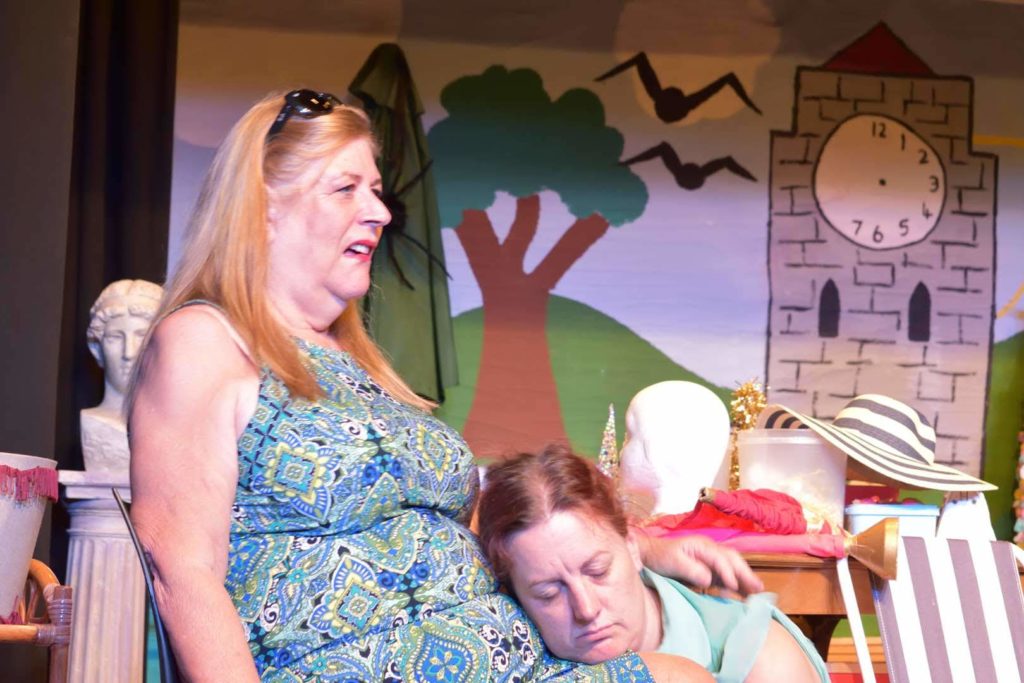 Thelma is not happy having to prop up Norah, for one thing it means coming out of character
