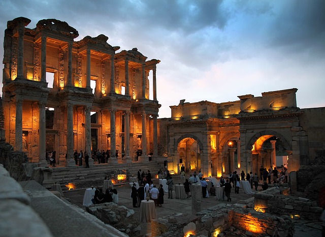 Another view of the ruins of the Celsus Library